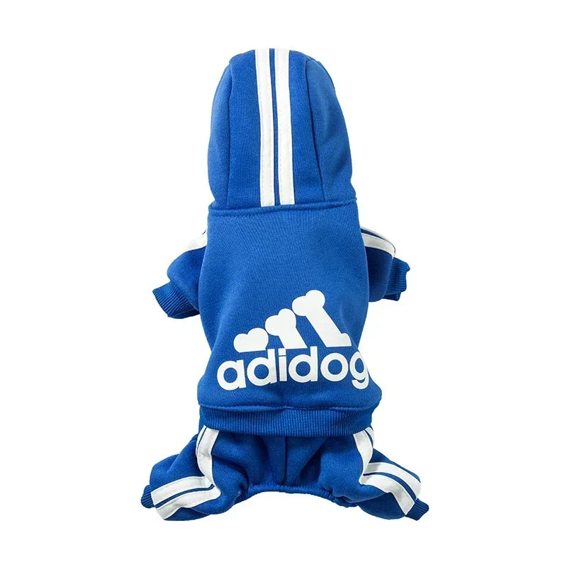 Winter Dog Jumpsuit - Warm Fleece Hoodie for Small to Large Dogs
