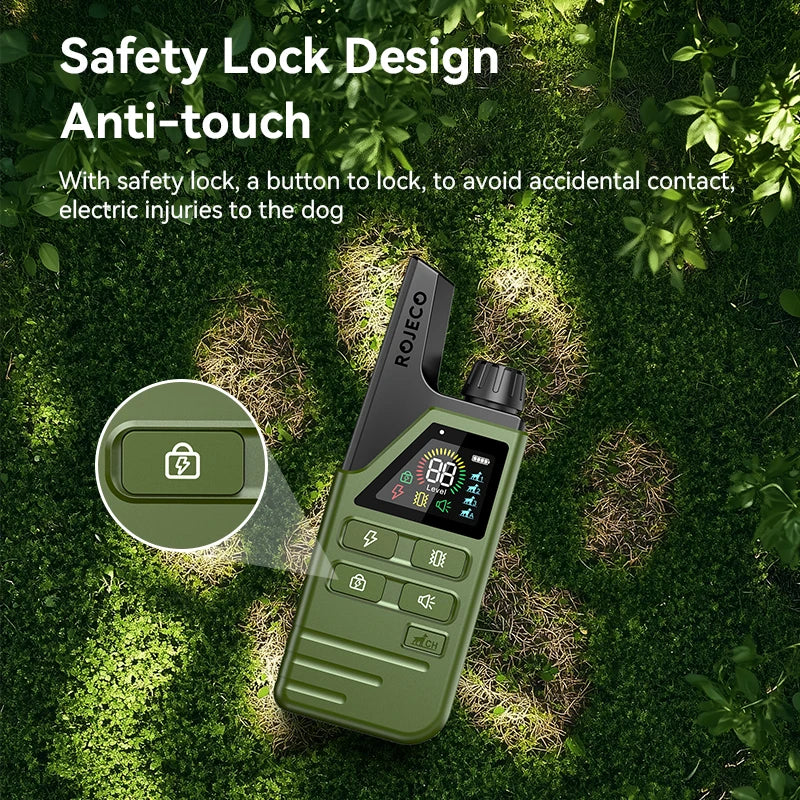Remote Dog Training Collar - Rechargeable Bark Control System with Multiple Training Modes
