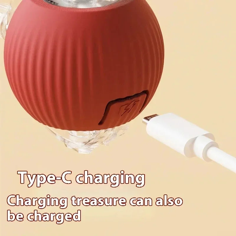 : Interactive Cat Toy Ball | Relieve Boredom | Plush Teasing Cat Ball - Smarter Pet Care
