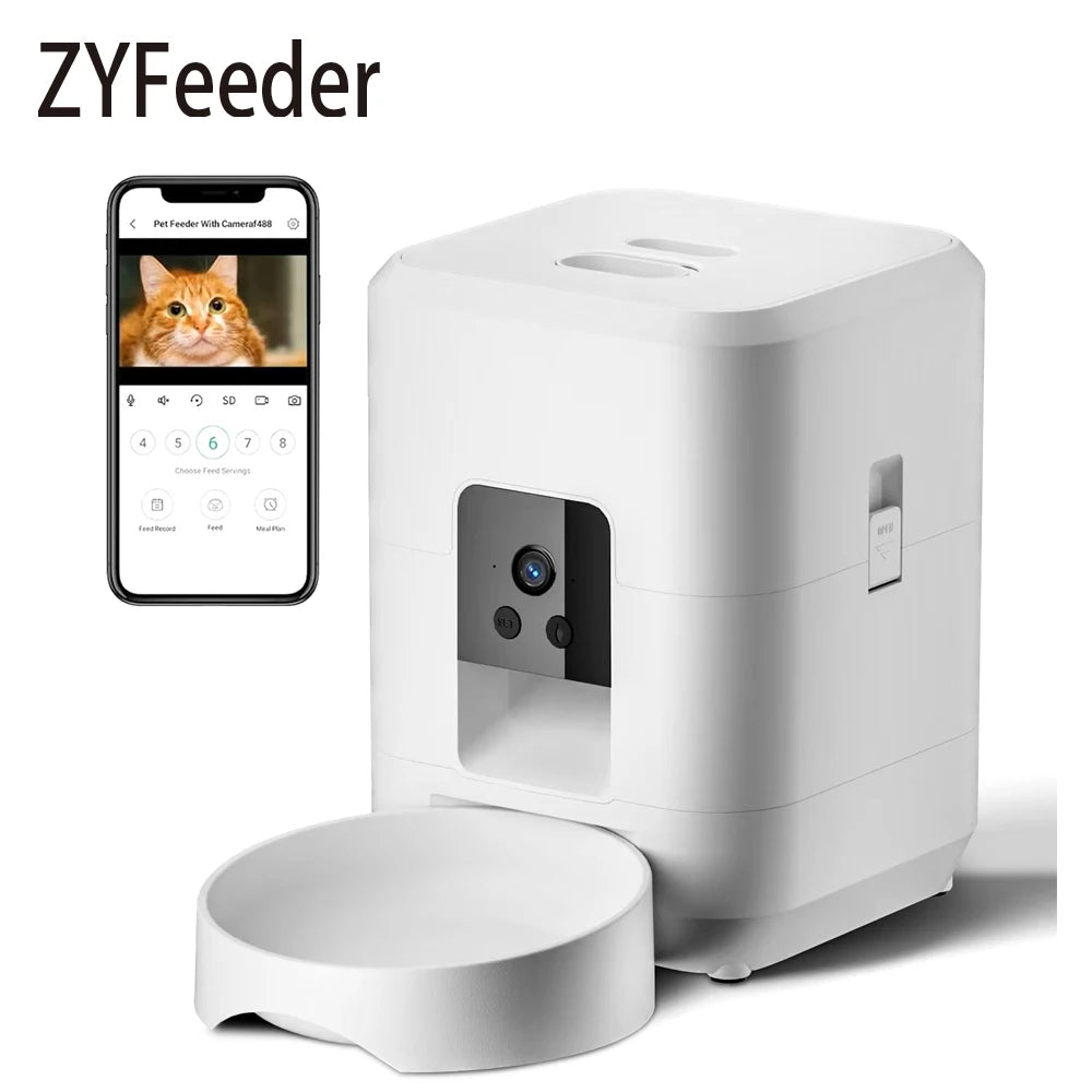 Fontaine à eau intelligente sans fil pour animaux de compagnie – Distributeur automatique par gravité de 3 L avec minuterie