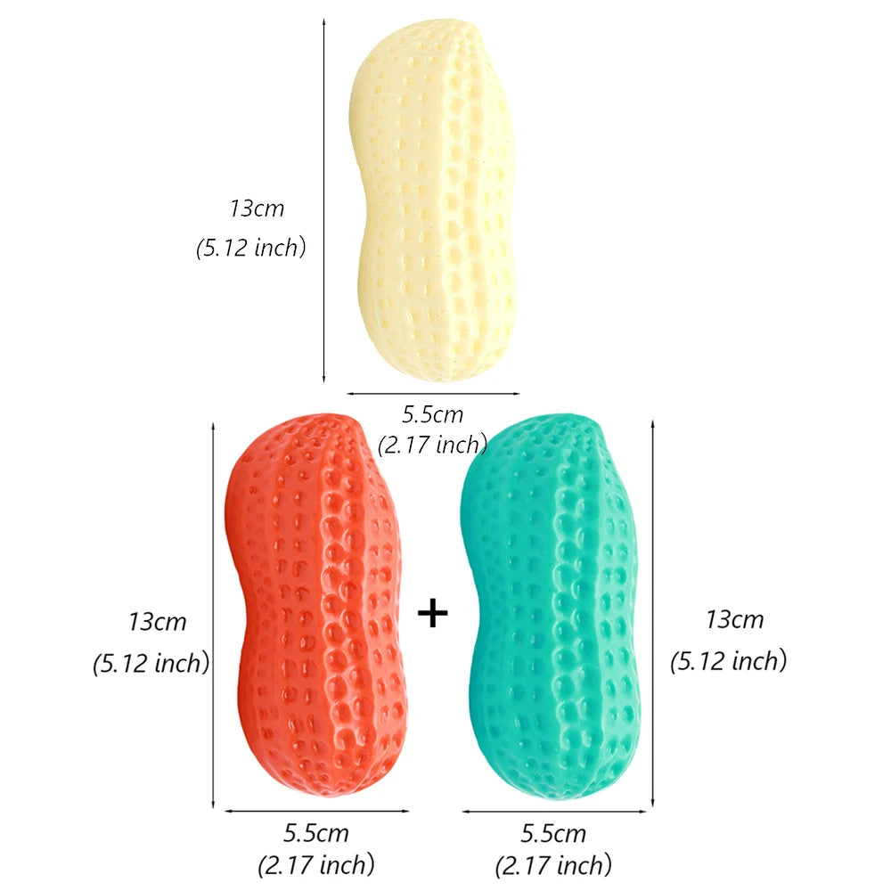 2Pcs/3Pcs Pet Chew Toys Fruit Vegetable Shapes with Squeaky for Small Medium Dogs Hot Sale Dog Accessories Juguetes Para Perros