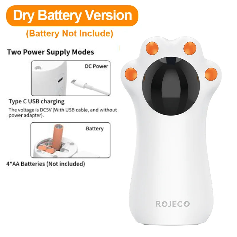 Automatic Interactive Cat Laser Toy - Motion Activated LED Pet Entertainment System