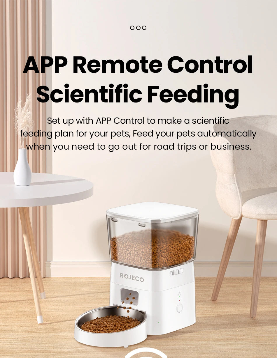 Adjustable Height Elevated Holder for Automatic Pet Feeders