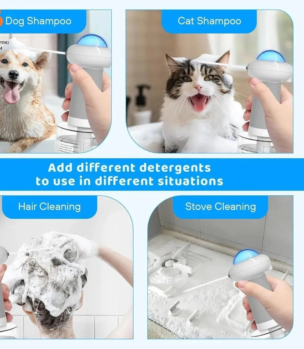 Electric Foam Soap Dispenser - Rechargeable & Waterproof