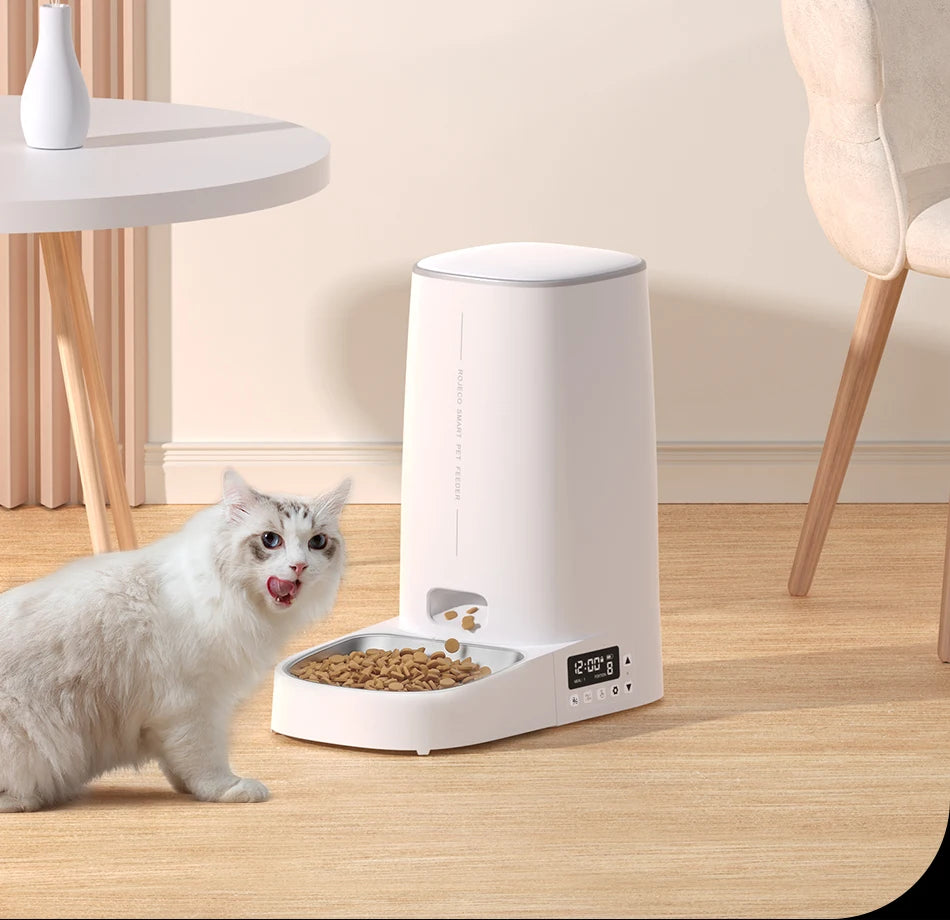 Smart WiFi Automatic Cat Feeder with Remote Control