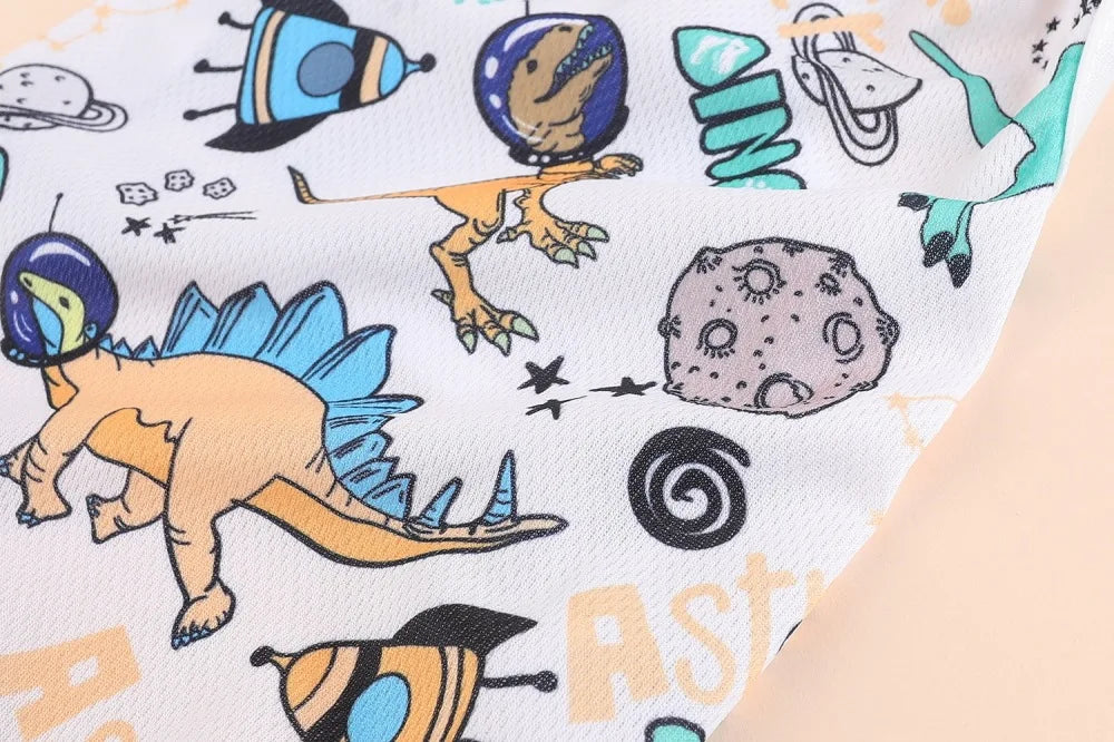 Summer Dog Cooling Vest - Breathable Cartoon Design for Hot Weather