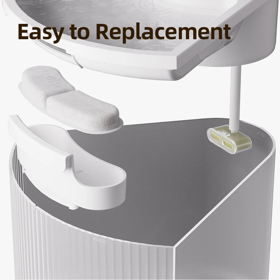 Cat Water Dispenser Replacement Filters - Carbon Sponge Filters for Wireless Pet Fountains