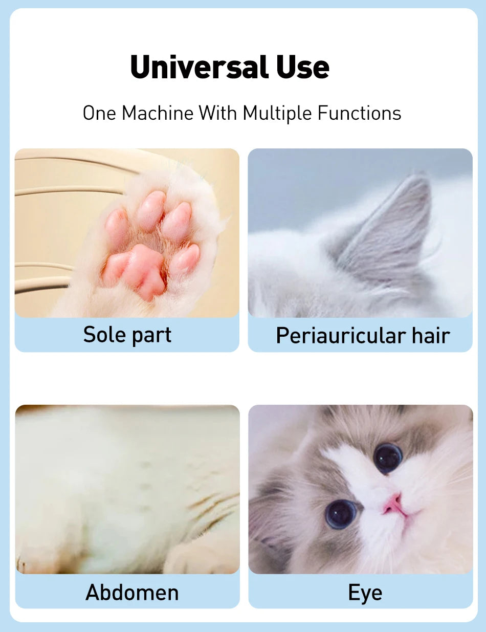 Professional Pet Hair Trimmer - Electric Dog Grooming Clippers