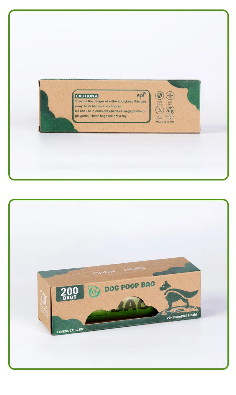 Degradable Dog Poop Bags - 200 Pack