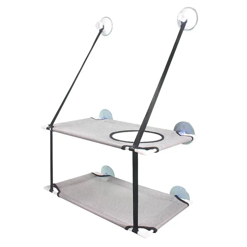Cat Window Perch & Hammock with Strong Suction Cups