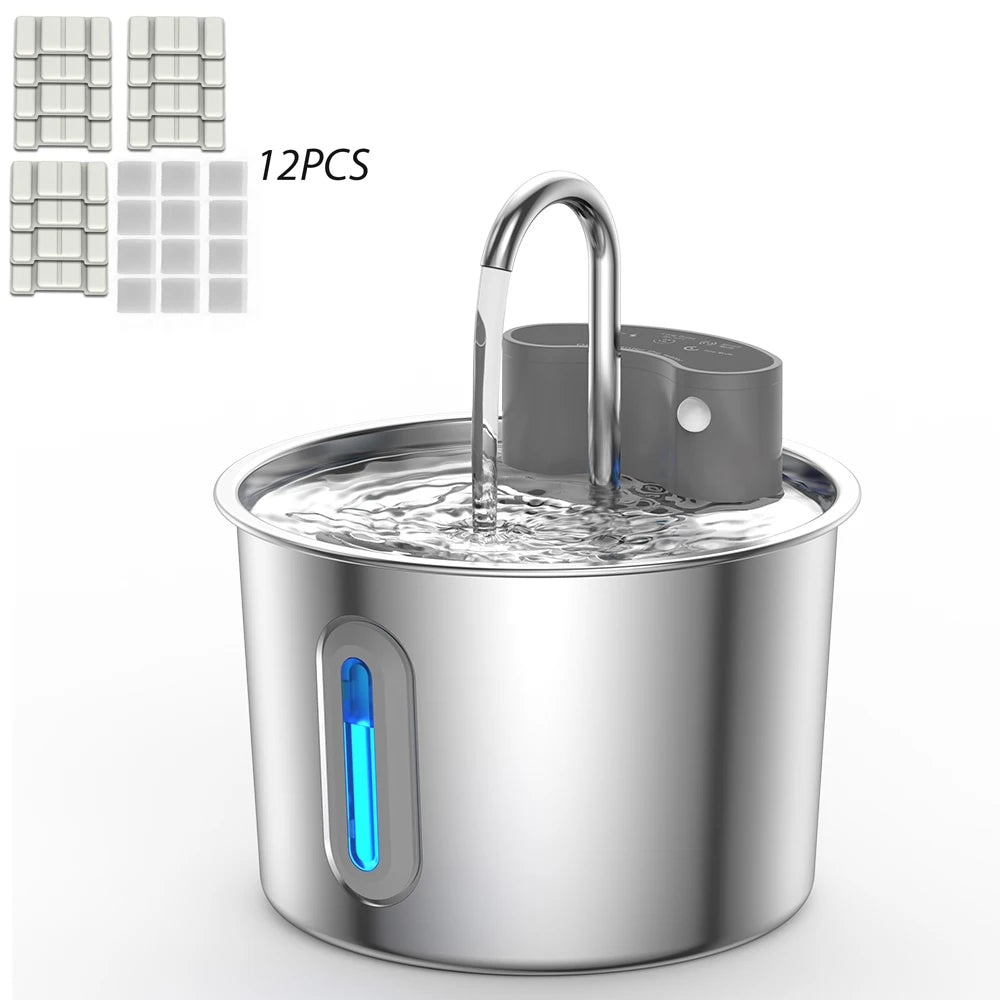 2.2L Rechargeable Smart Sensing Water Fountain for Cats & Dogs