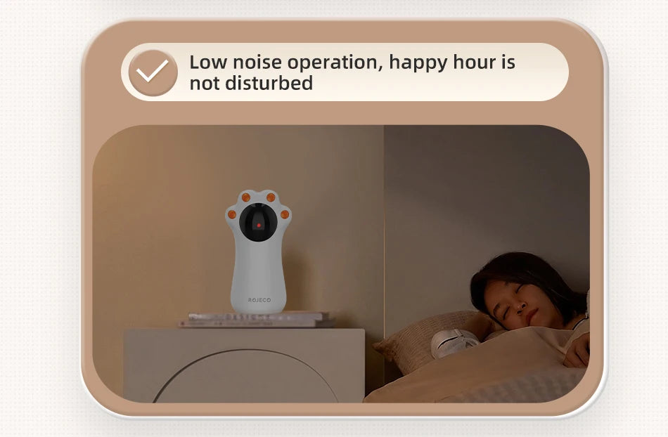 Automatic Interactive Cat Laser Toy - Motion Activated LED Pet Entertainment System