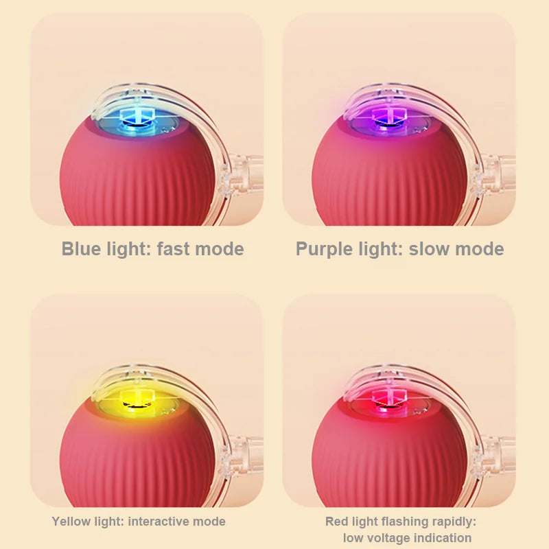 : Interactive Cat Toy Ball | Relieve Boredom | Plush Teasing Cat Ball - Smarter Pet Care