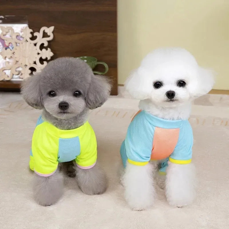 Summer Pet Shirt - Lightweight Dog Clothing for Spring & Summer