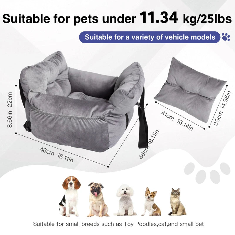 Foldable Pet Car Travel Bag