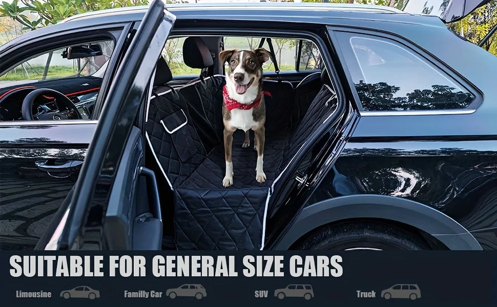Waterproof Dog Car Rear Seat Cover & Extender Mat