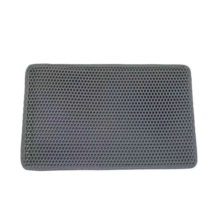 Tapis de litière pour chat avec cadeau - Tapis de litière pour animaux de compagnie double couche étanche