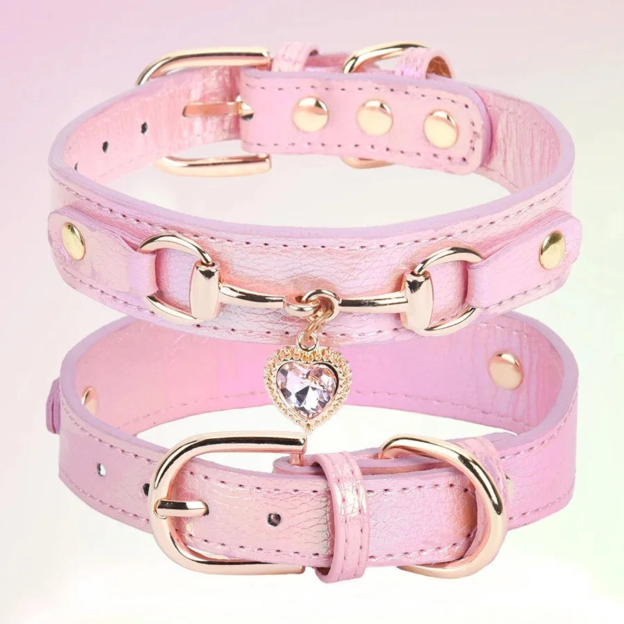 Cat Necklace & Harness Set - Pet Collar with Leash for Kittens & Puppies