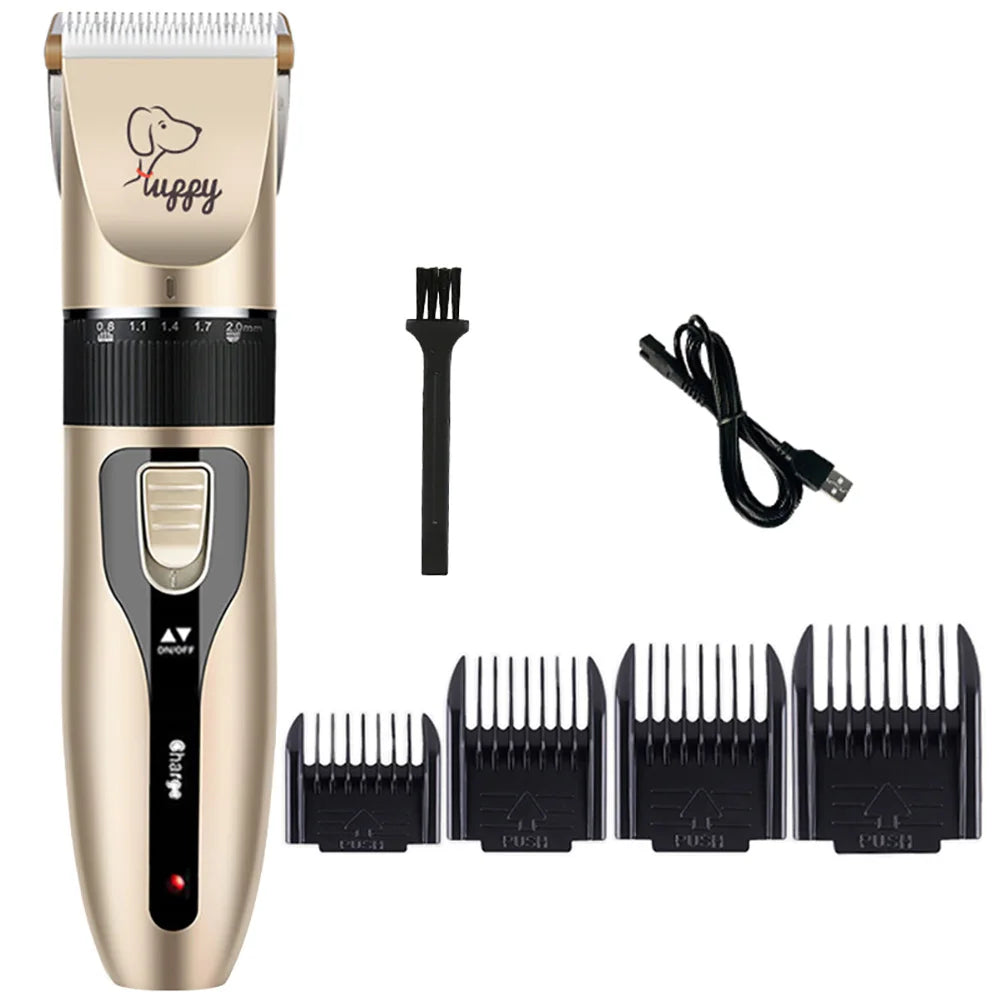 Professional Pet Grooming Clipper - Cordless Rechargeable Trimmer