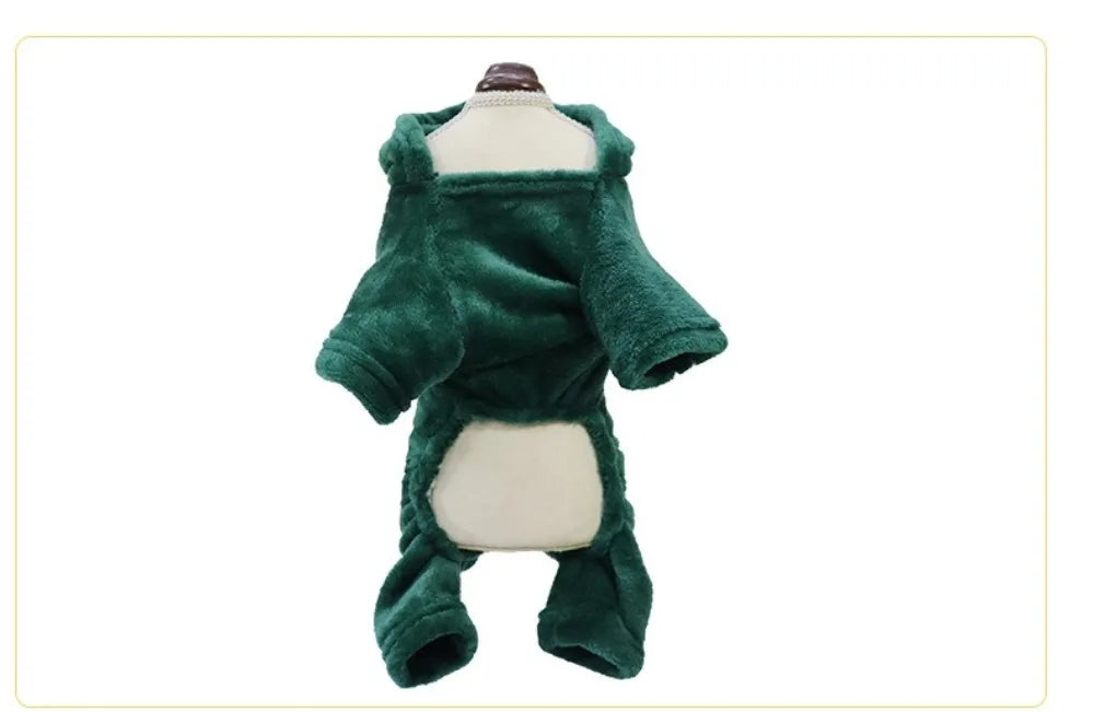 Sweat à capuche et veste chaude Dinosaure pour chiens de petite et moyenne taille