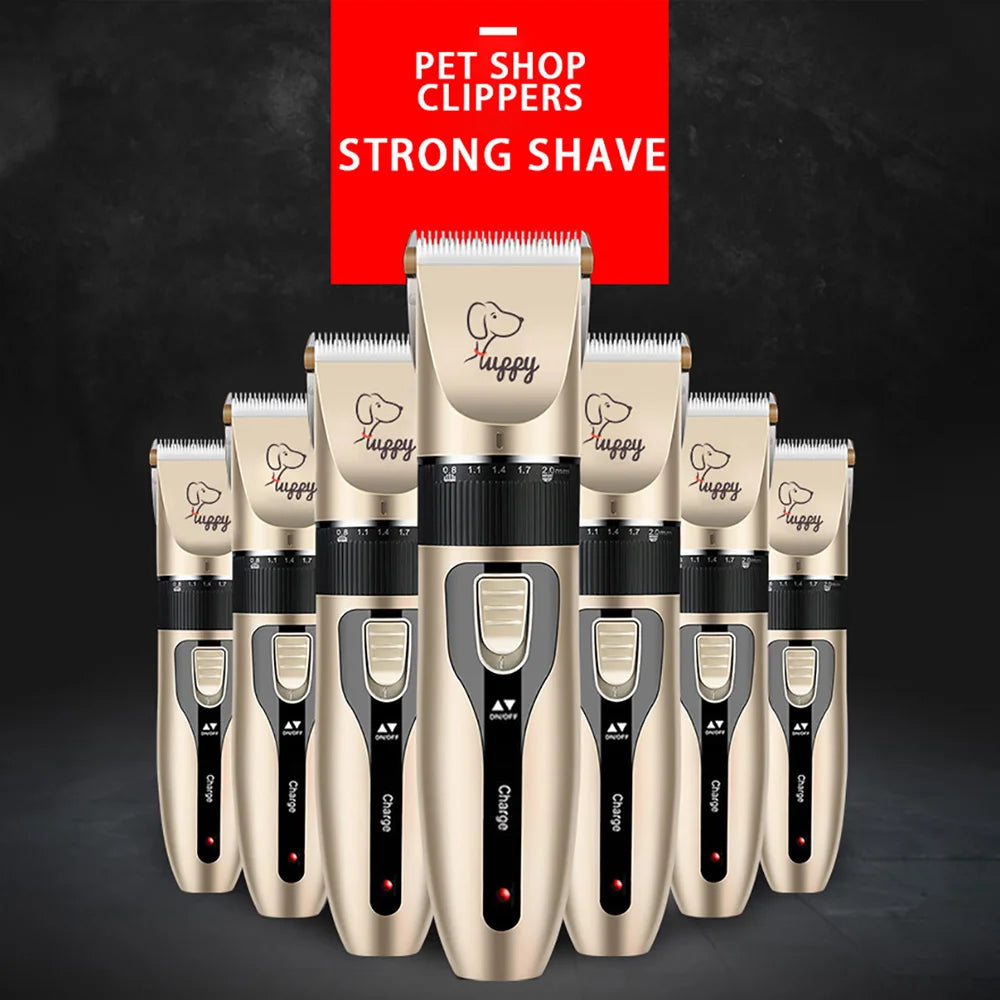 Professional Pet Grooming Clipper - Cordless Rechargeable Trimmer