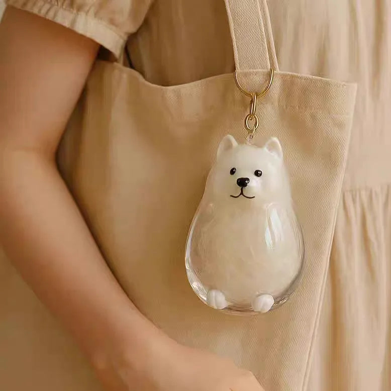 Pet Hair Storage Keychain Pendant