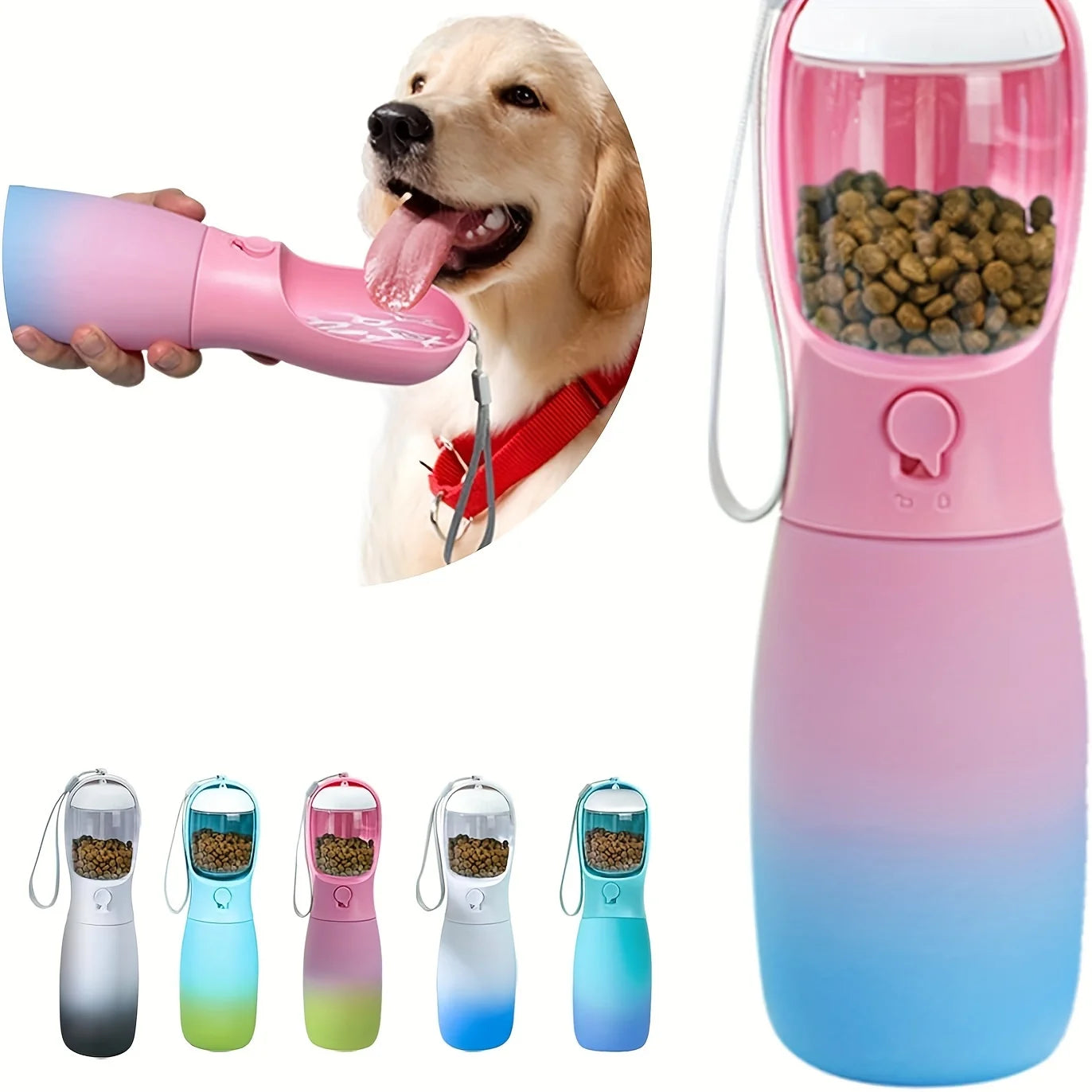 Gourde de voyage anti-fuite pour chien