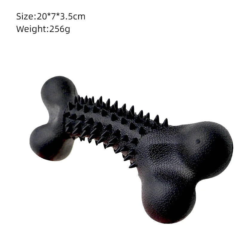 Ultra-Tough Chew Toys for Large Dogs - Beef Flavored Dental Cleaning Bones