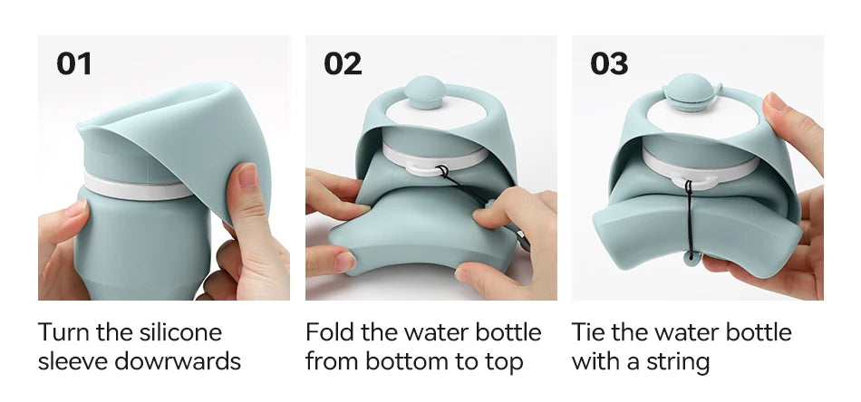 Portable Pet Water Bottle - Leakproof Travel Drinking Bowl