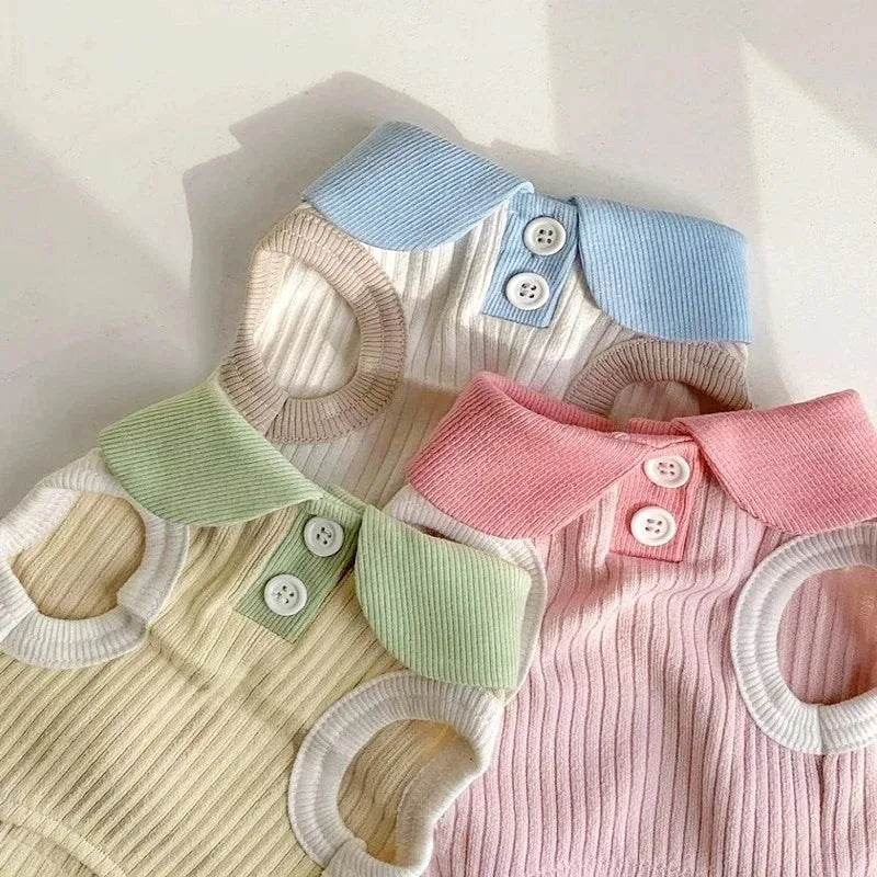 Summer Dog Shirt - Lightweight Pet Clothing for Small Dogs