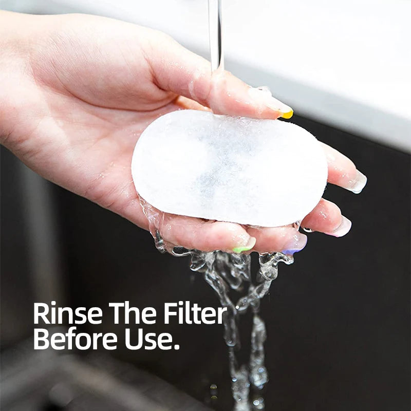 Water Fountain Replacement Filters - 2L Stainless Steel Pet Fountain Purifier