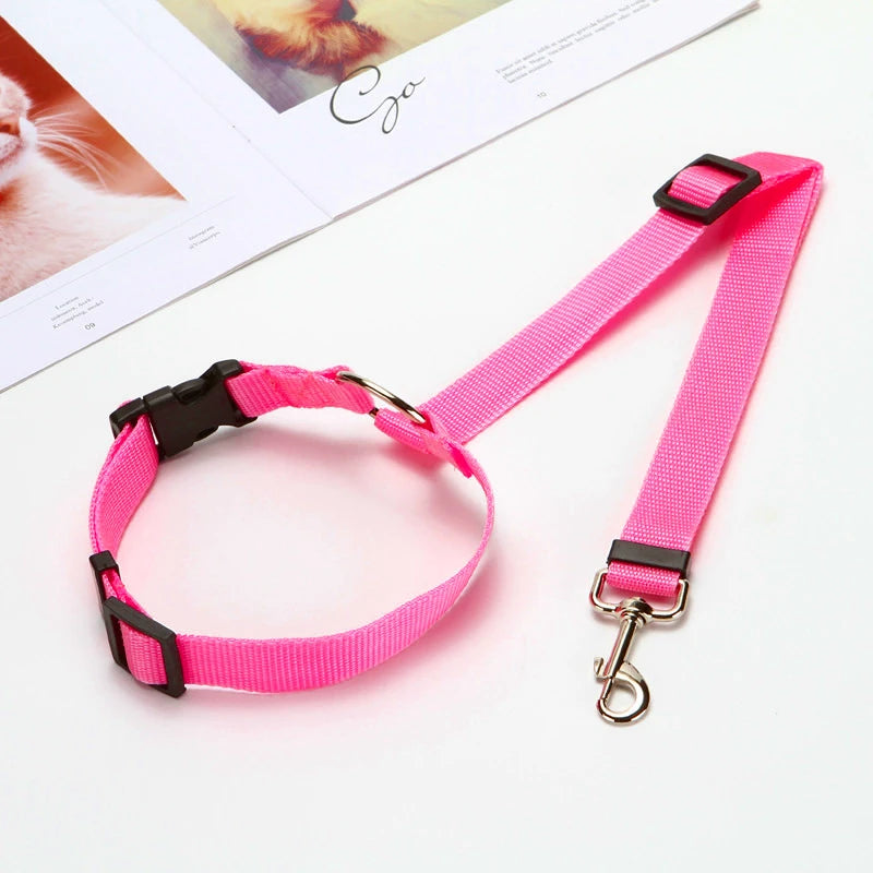 Adjustable Pet Car Harness & Seat Belt - Universal Safety Restraint