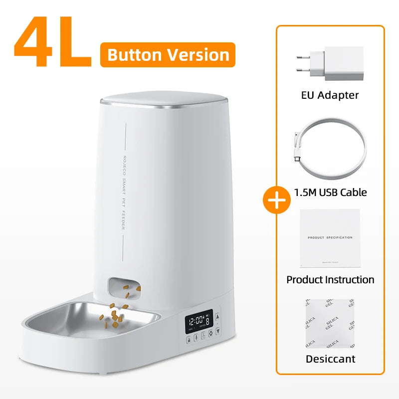 Smart WiFi Automatic Cat Feeder with Remote Control