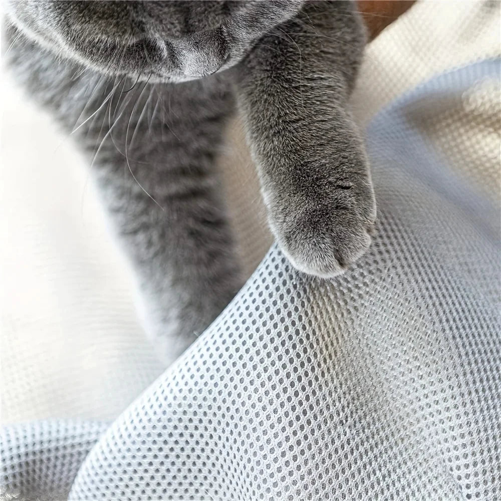 Elevated Pet Hammock Bed - Free-Standing Metal Frame with Breathable Fabric