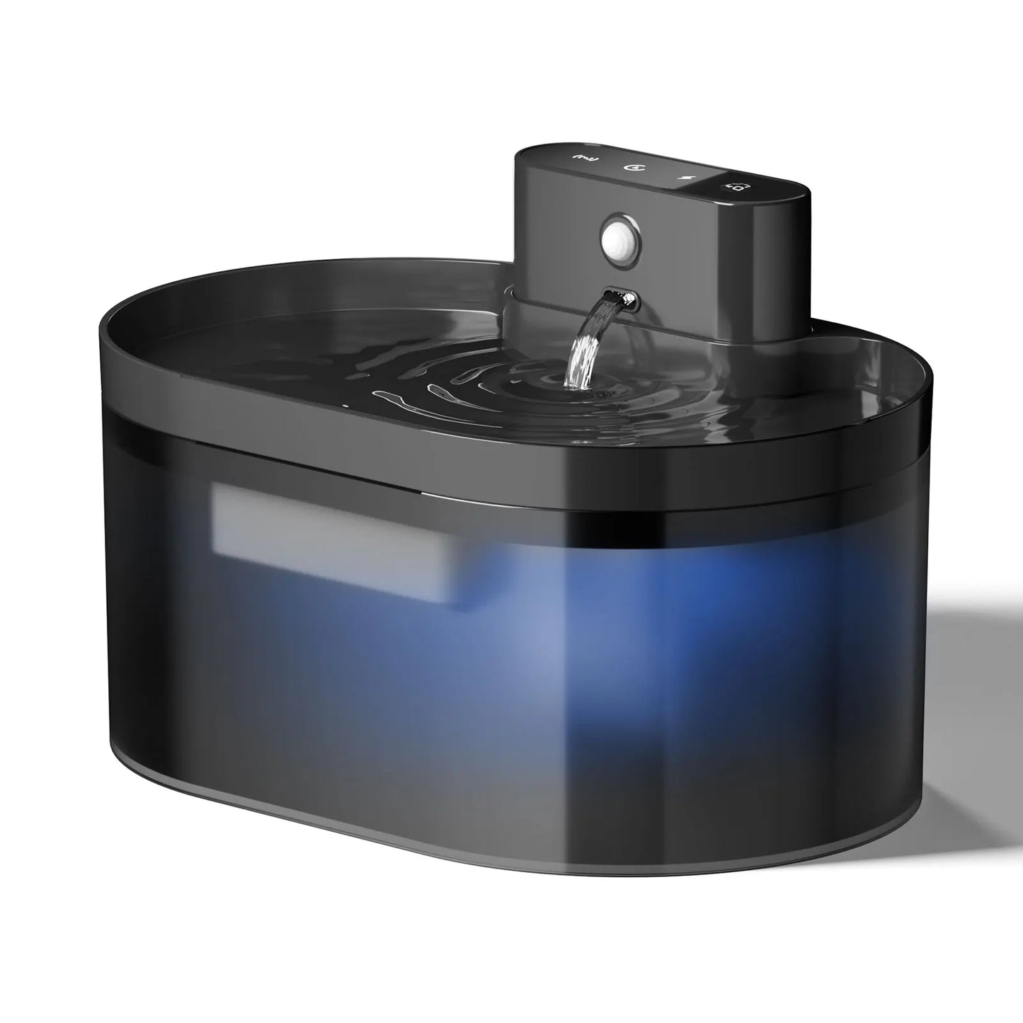 Silent Automatic Pet Water Fountain with Induction Charging - 2.2L Capacity