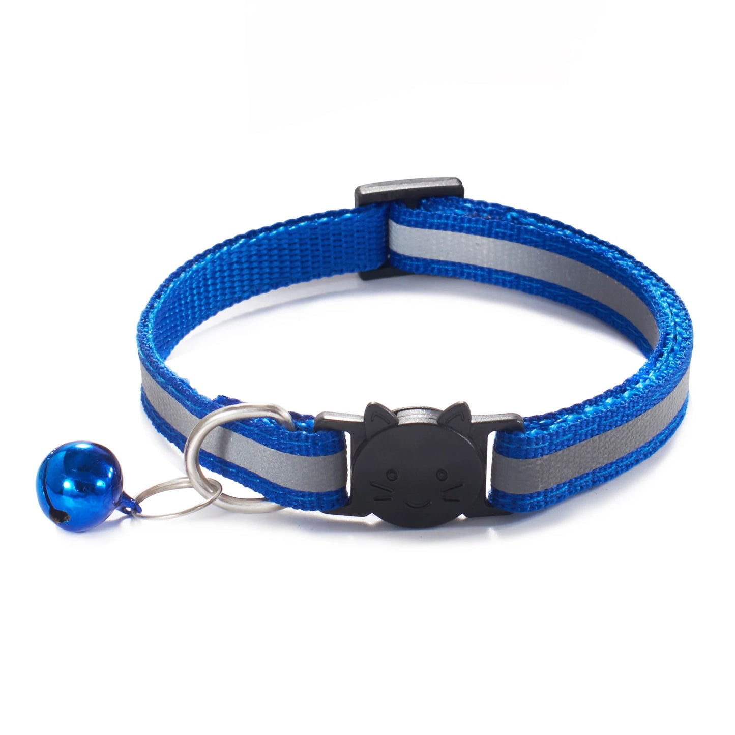 Reflective Cat Collar with Bell - Adjustable Night Safety Collar for Cats & Kittens