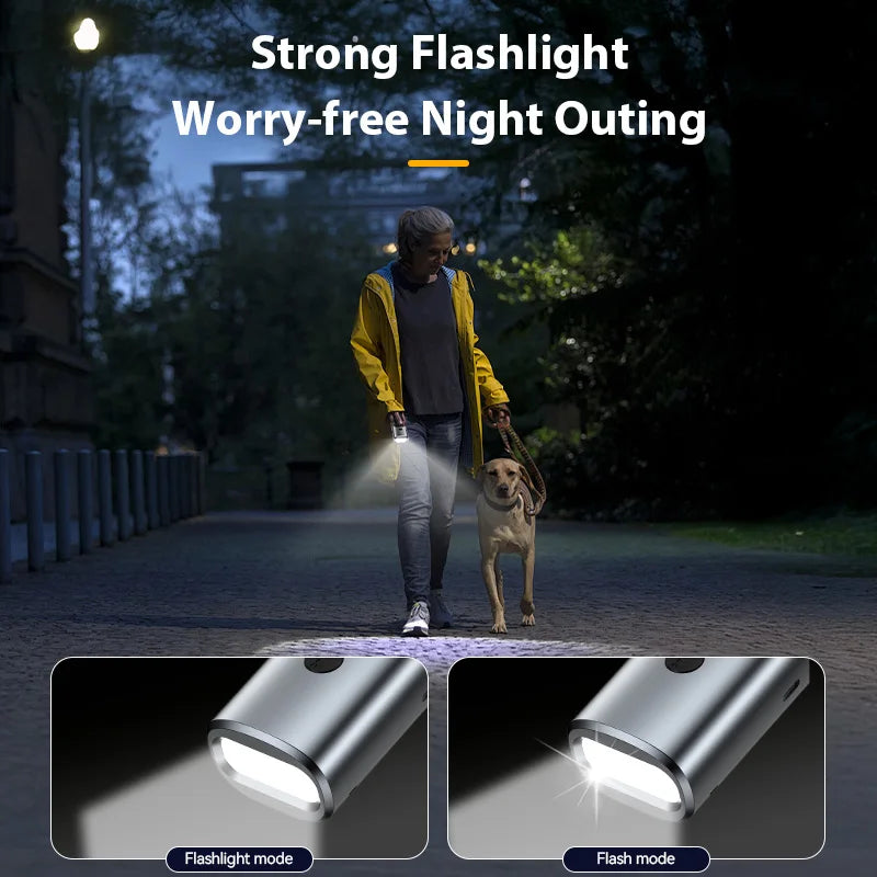 Ultrasonic Dog Training Device - Anti-Barking Trainer with LED Flashlight