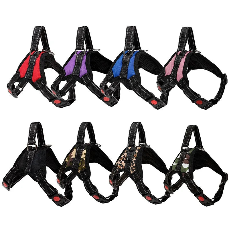 No-Pull Dog Harness - Reflective Waterproof Vest for All Sizes
