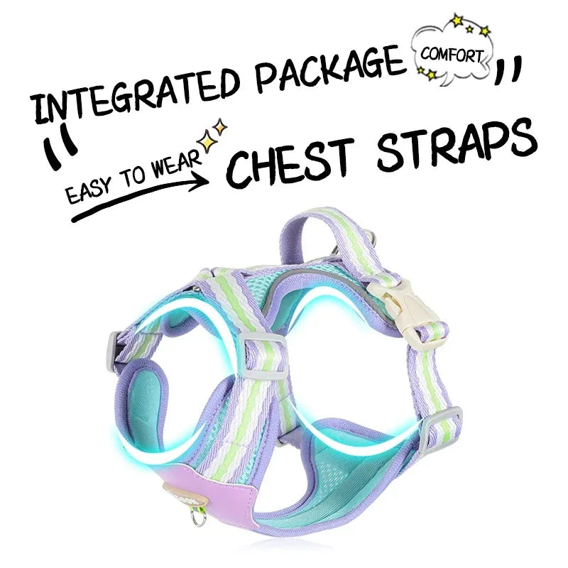 Tactical Dog Harness with Chest Leash