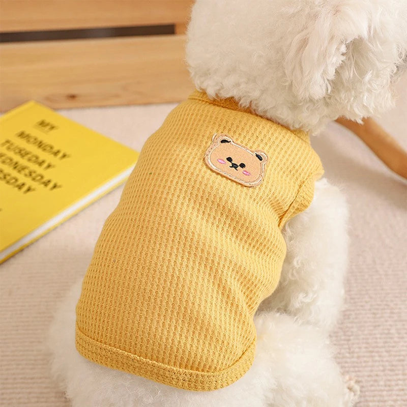 Breathable Pet Vest - Summer Clothing for Small Dogs and Cats