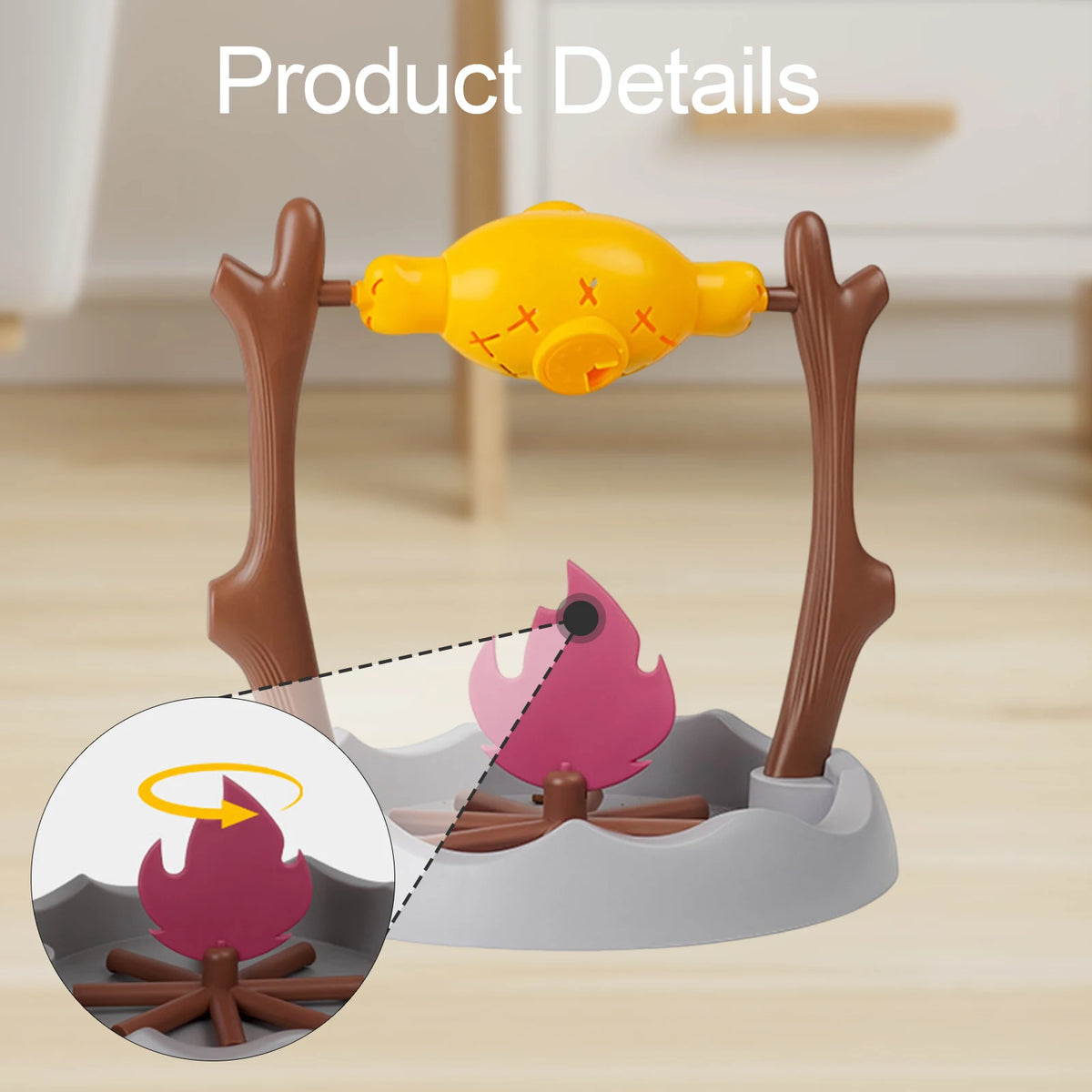 Rotating Cat Treat Dispenser with Adjustable Food Outlet