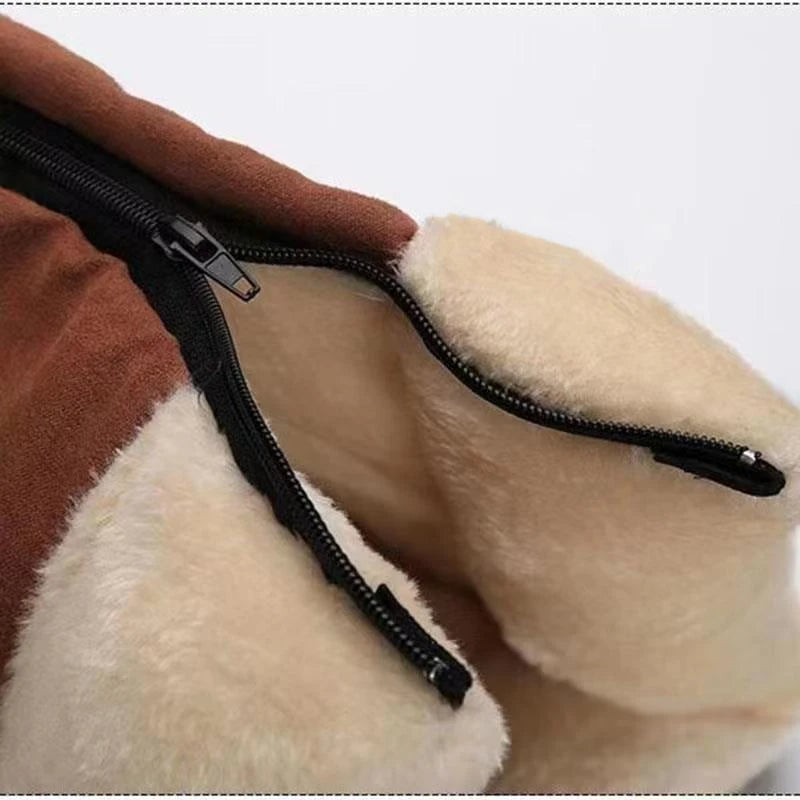 Lit/Tunnel pour Chat 2-en-1 en Polaire et Tapis Pliable – Niche, Tunnel et Tapis de Voyage