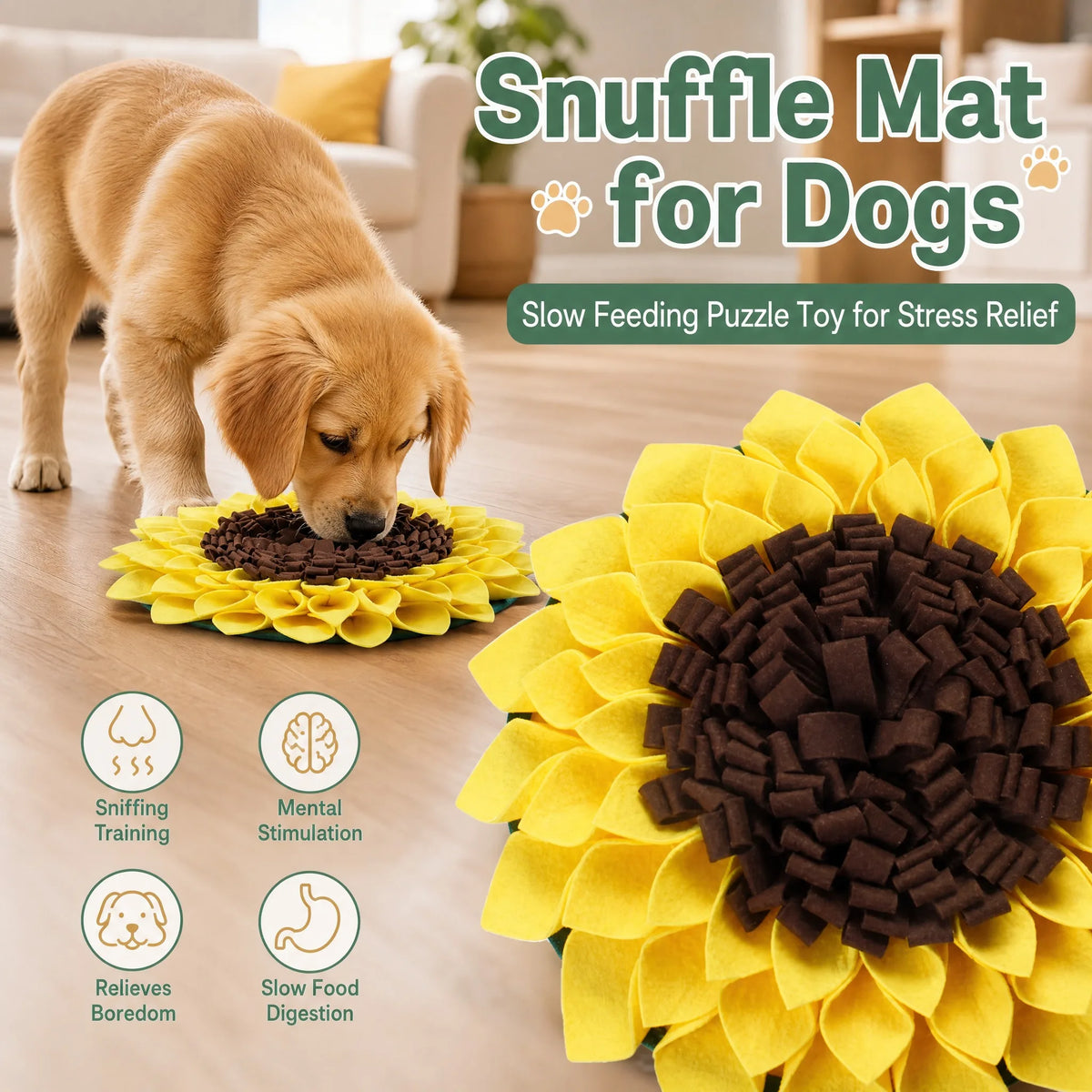 Polar Fleece Dog Snuffle Mat