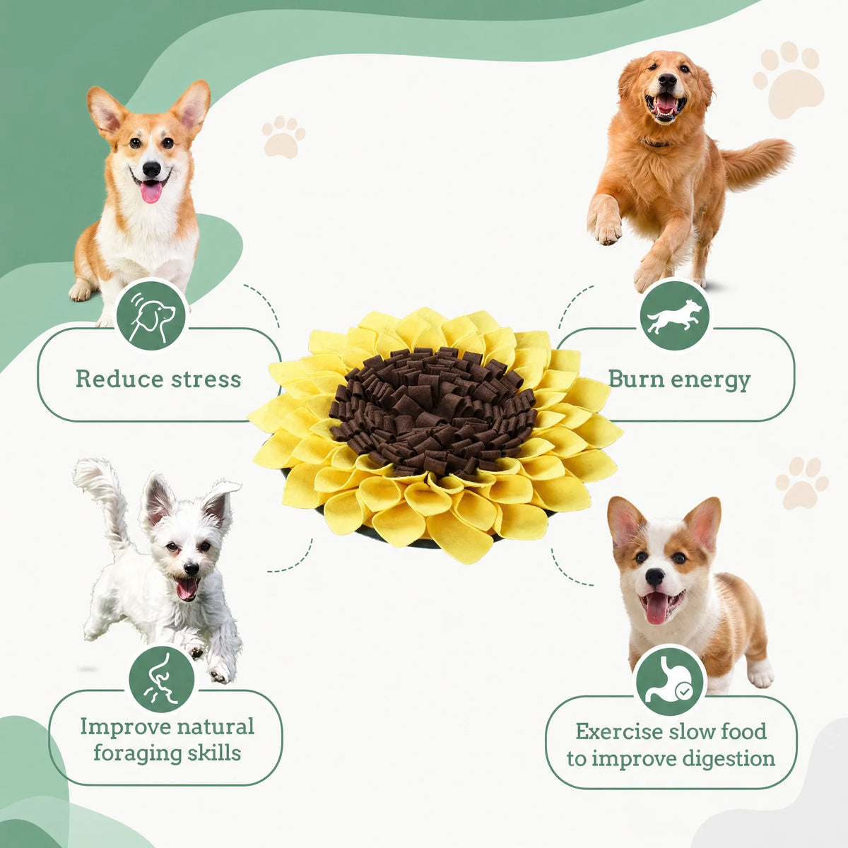 Polar Fleece Dog Snuffle Mat