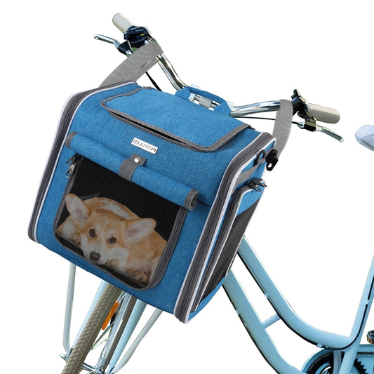 Expandable Soft-Sided Pet Carrier with Four Access Openings