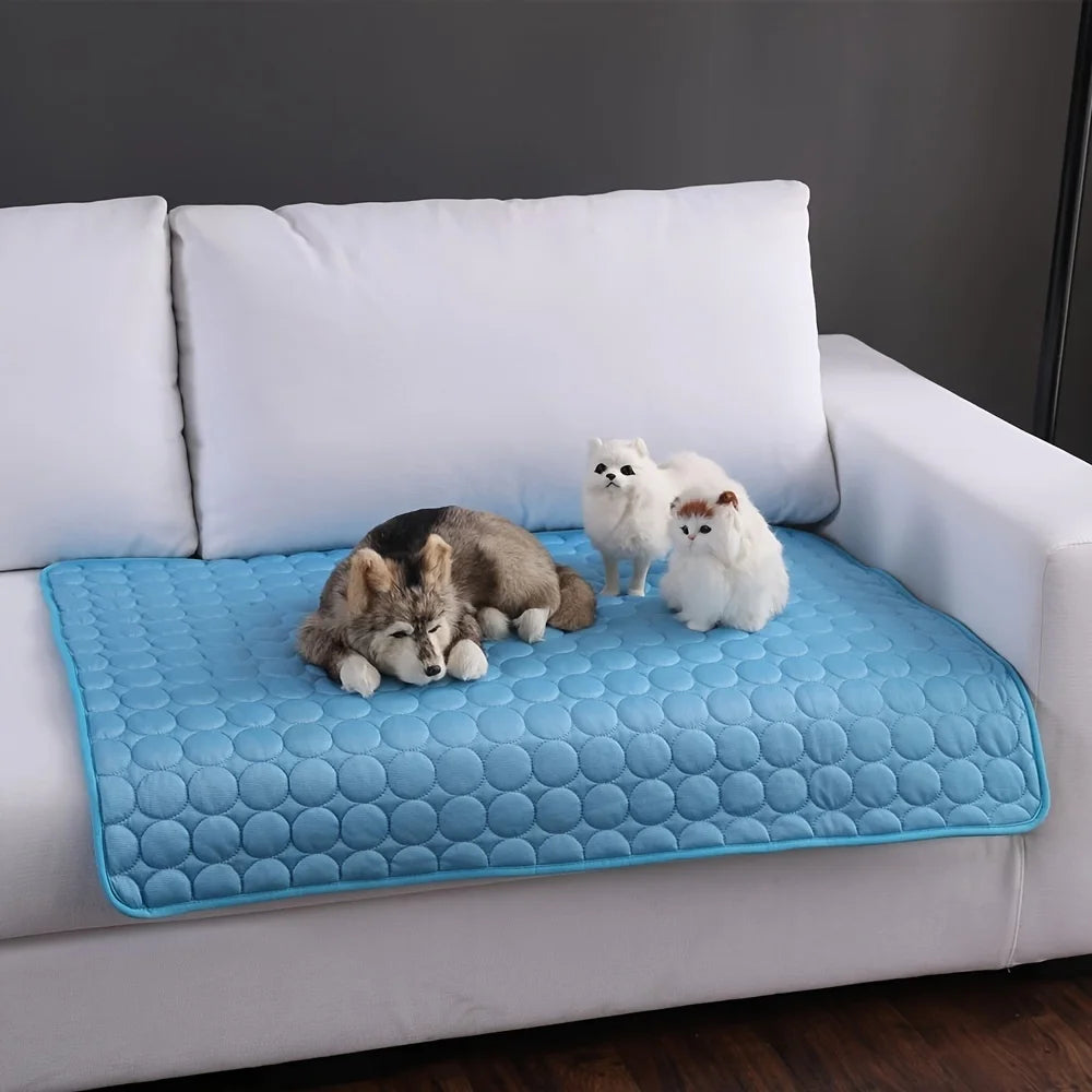 Cooling Mat for Dogs and Cats - Extra Large Summer Pet Bed
