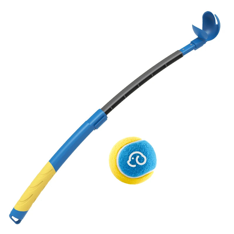 Dog Ball Launcher Throwing Stick – Interactive Fetch Toy for Training & Play