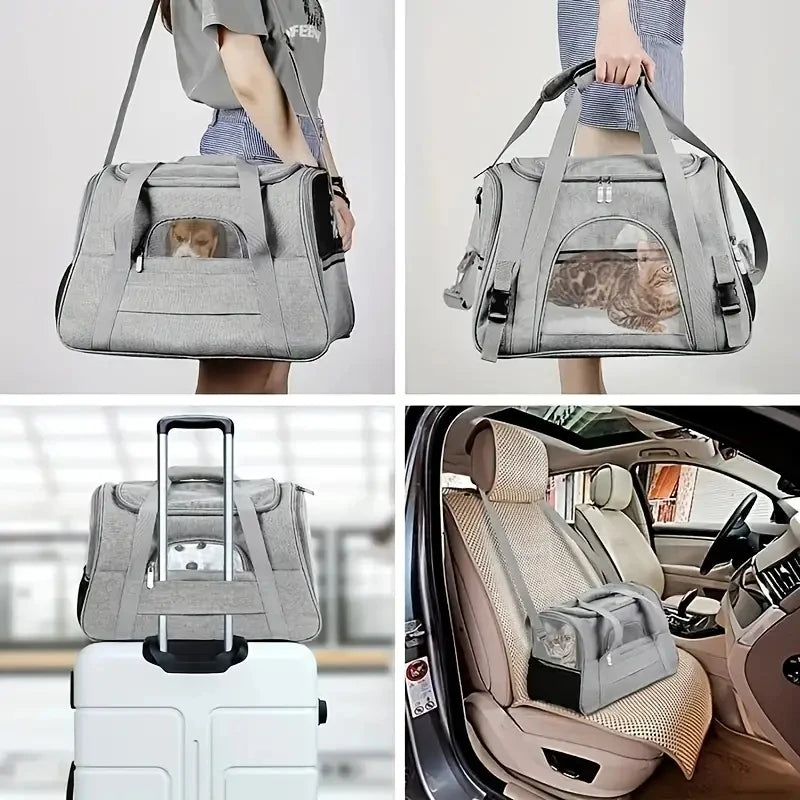 Sac de transport souple pour chats et chiens de grande et moyenne taille