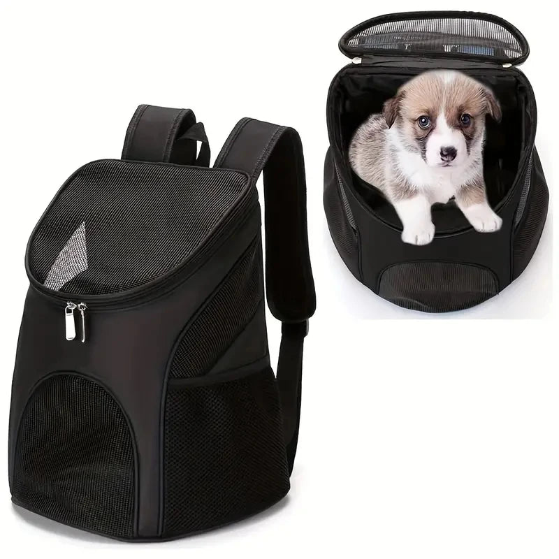 Breathable Pet Carrier Backpack for Walking & Hiking — Travel Cat & Dog Bag