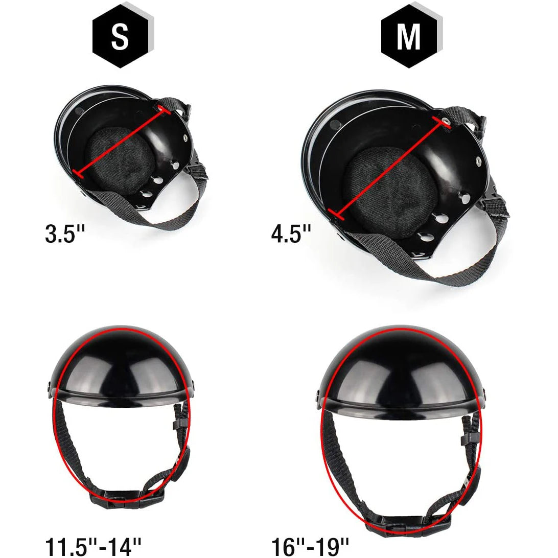 Motorcycle Helmet Hat for Dogs & Cats